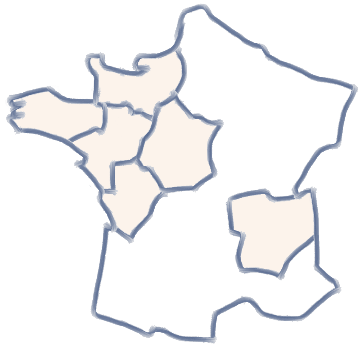 Carte de la france