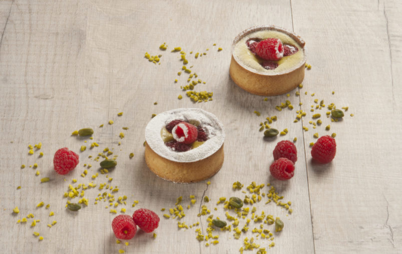 recette-flan-pistache-aux-framboises-beurre-doux-aop-charentes-poitou-grand-fermage-vincent-guerlais