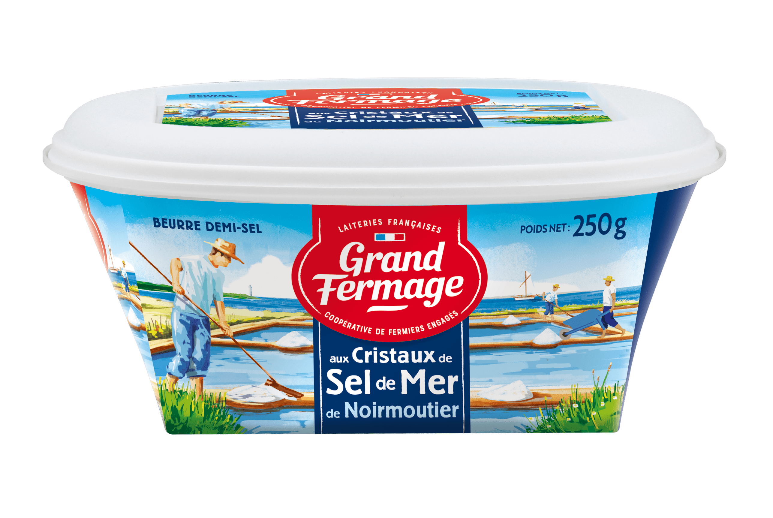 Beurre Demi-Sel au Sel de Mer de Noirmoutier - Grand Fermage