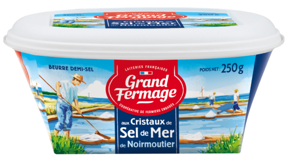 Beurre Sel de Mer Noirmoutier,GRAND FERMAGE,250g