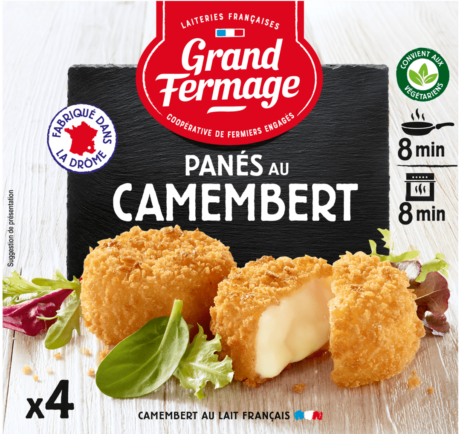 Panés au camembert