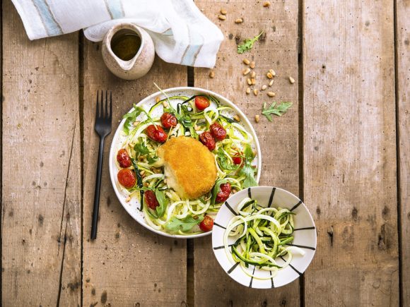 Recette-salade mediterraneenne-au-saint-marcellin-pan-grand-fermage