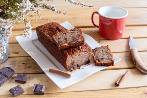 Ultra moist banana bread with chocolate chips