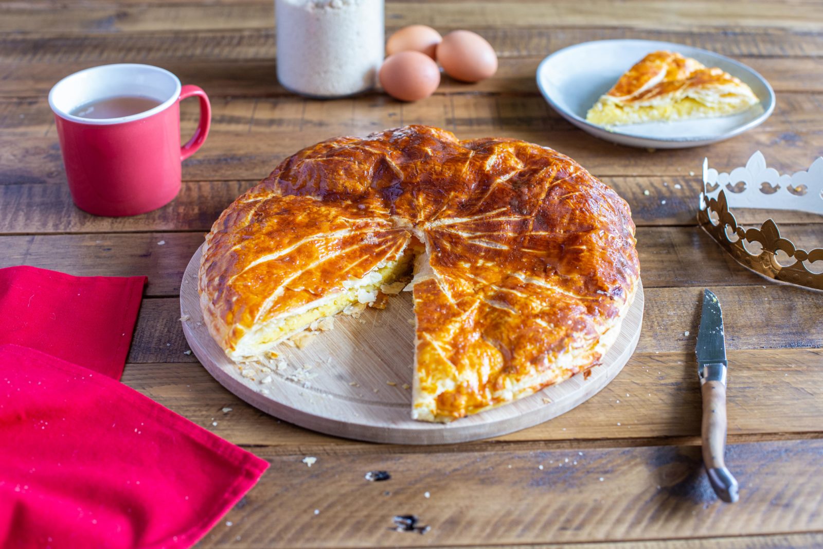 Frangipane galette des rois (king cake) - Recipe idea - Grand Fermage