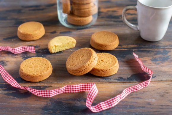 Homemade palet breton butter biscuits