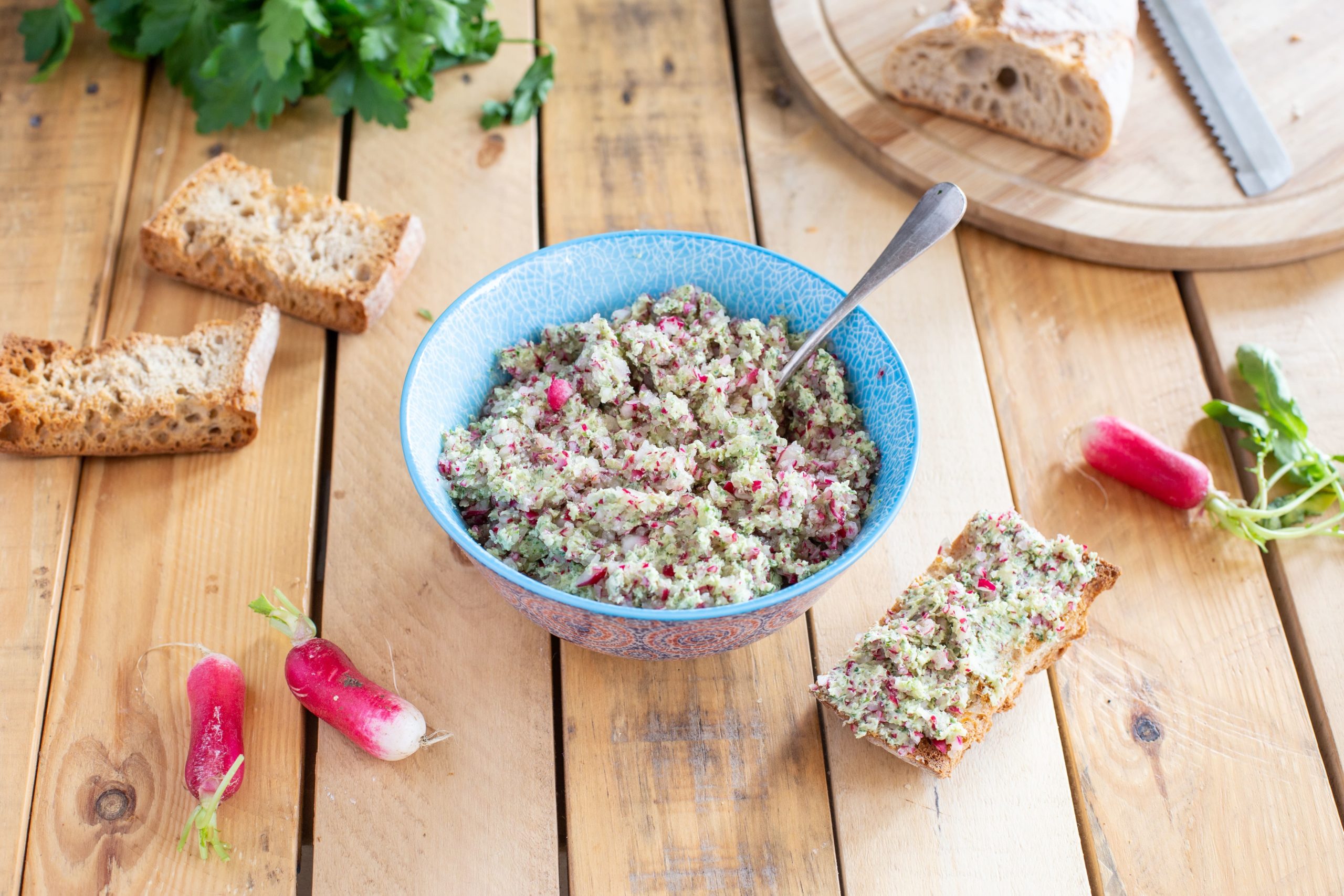 Radish butter Recipe idea Grand Fermage