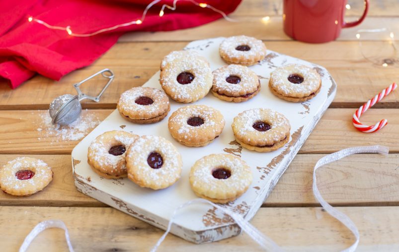 Christmas Cookies with Jam recipe