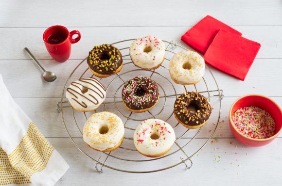 Oven-baked donuts