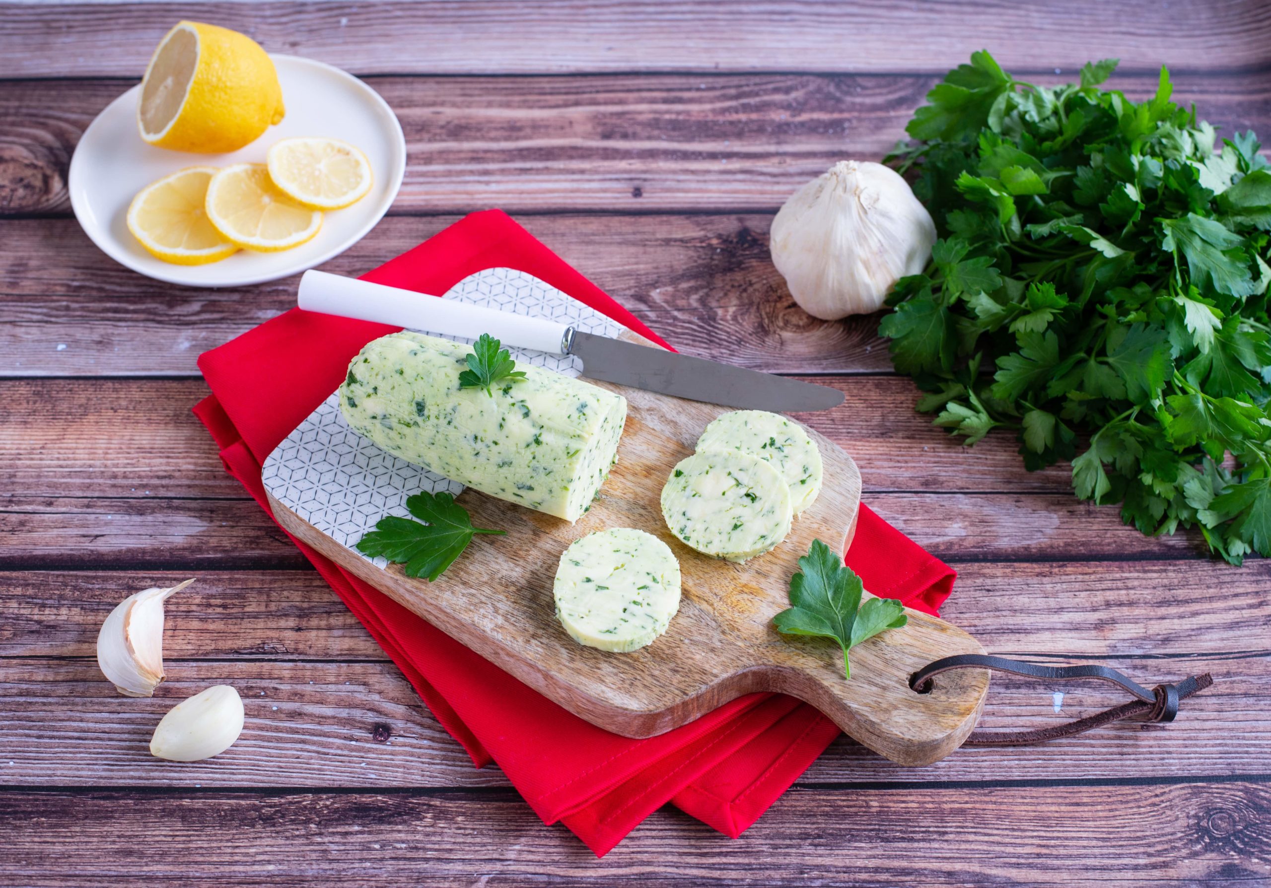 Compound butter (beurre Maître d'Hôtel) Recipe idea Grand Fermage