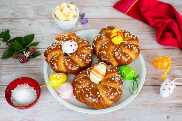 Brioches nids de Pâques