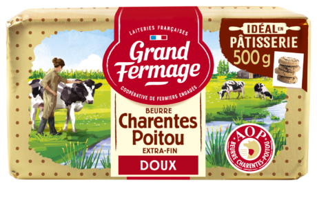 Beurre doux Charentes-Poitou AOP – Idéal pâtisserie