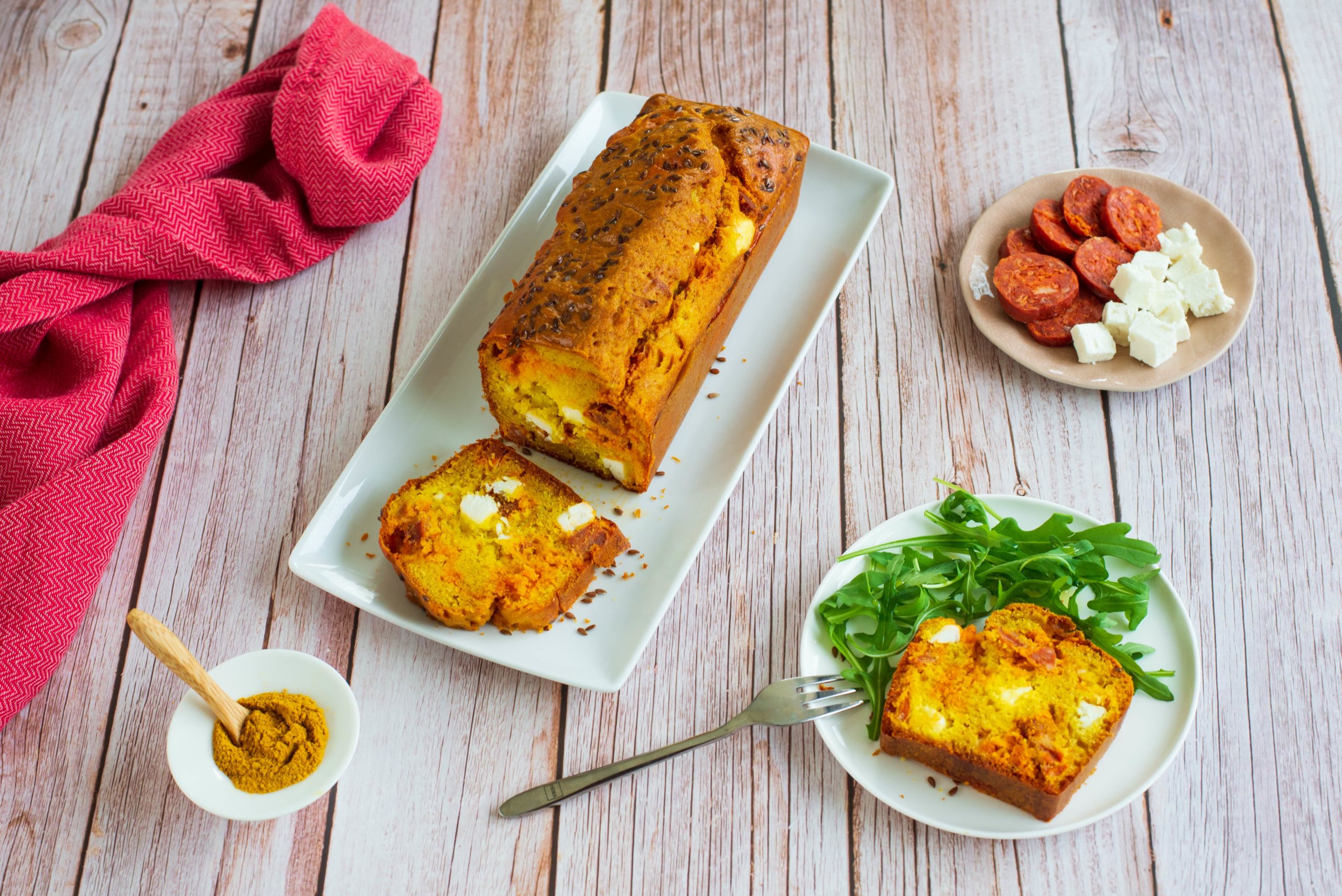 Cake Feta Chorizo : Recette Facile et Saveurs Méditerranéennes