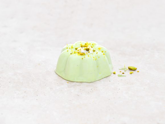 Pistachio panna cota