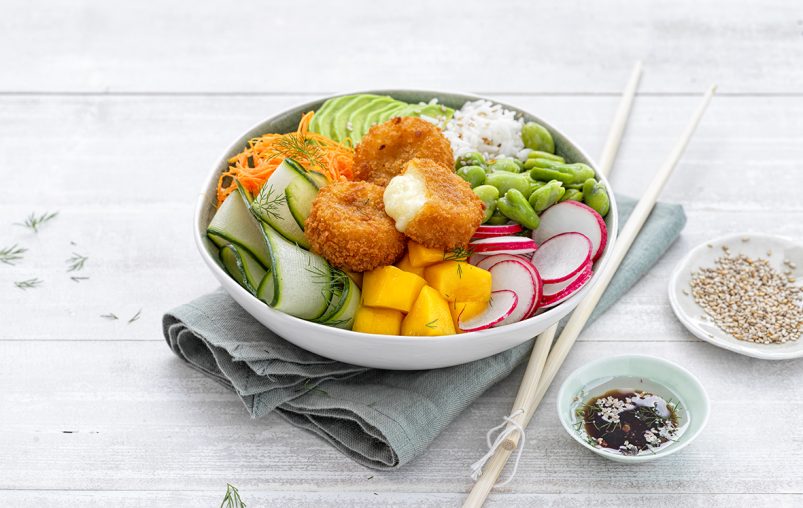 recipe-poke-bowl-breaded-camembert-grand-fermage