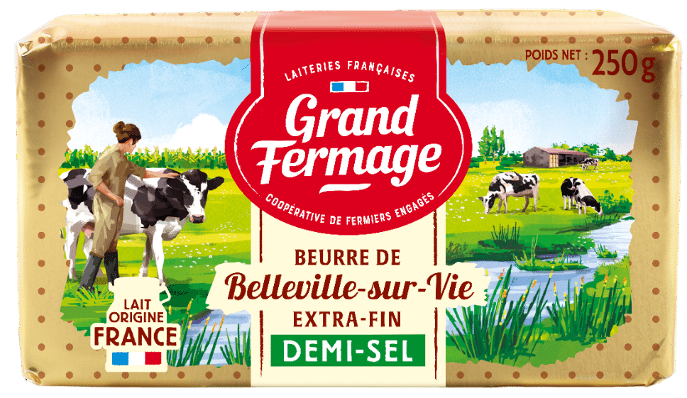 Beurre demi-sel de Belleville-sur-Vie - Grand Fermage