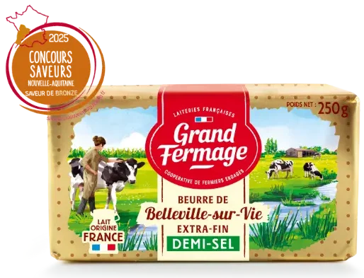 beurre-belleville-sur-vie-demi-sel-grand-fermage-medaille-saveur-nouvelle-aquitaine-2025
