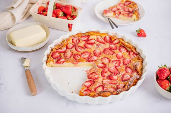 Clafoutis aux fraises