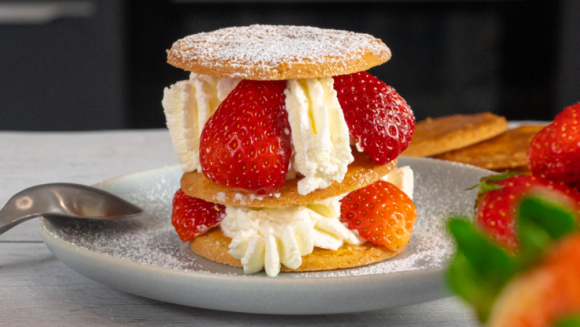 Mille-feuille aux fraises