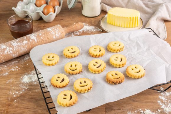 Sablés smiley au chocolat