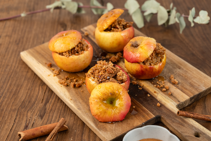 Recette Pommes au four à la cannelle