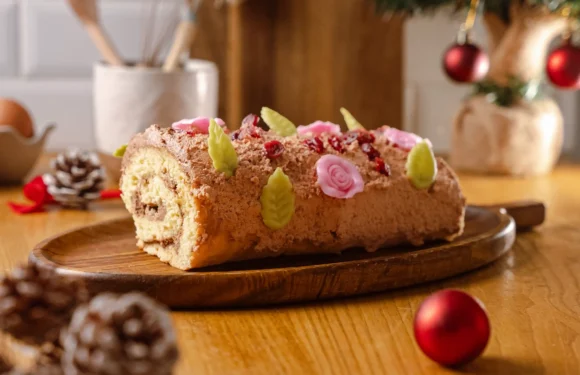 Bûche de Noël au chocolat