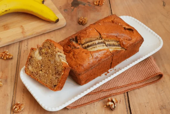 Banana bread noix et beurre noisette