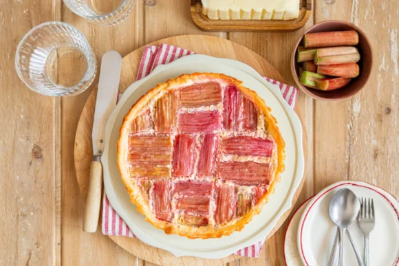 Tarte à la rhubarbe