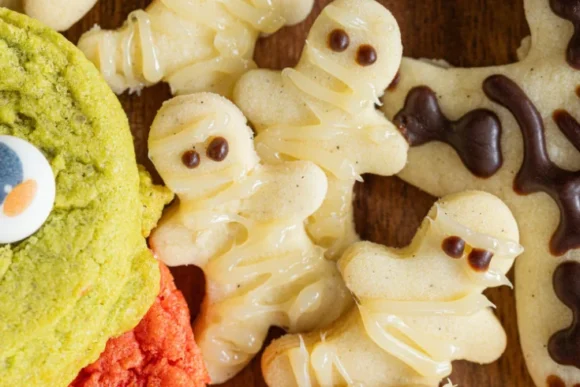 Sablés momies d&rsquo;Halloween